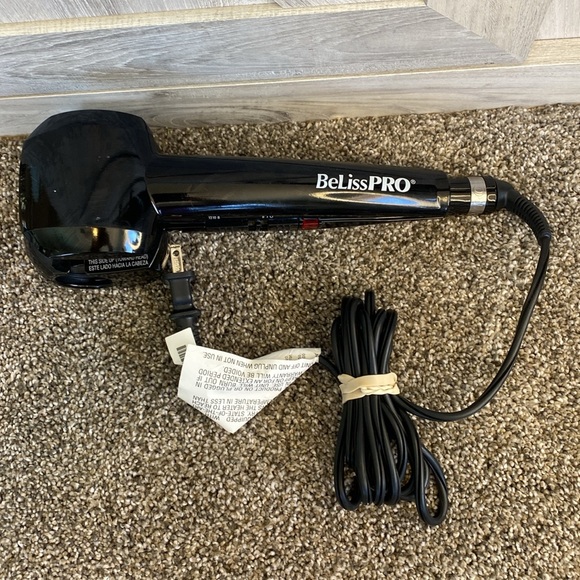 BeLiss Pro Curl Genius Professional Black Spiral Curling Iron Model:BELCG1 - Picture 2 of 5